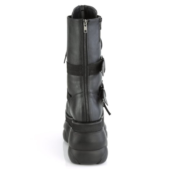 Platform Men's Gothic Lace Up Boots - Picture 5 of 5